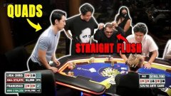 倒霉四条8撞上致命同花顺，痛失6位数底池还没