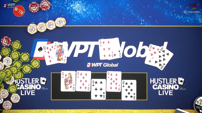 倒霉四条8撞上致命同花顺，痛失6位数底池还没Bad Beat奖